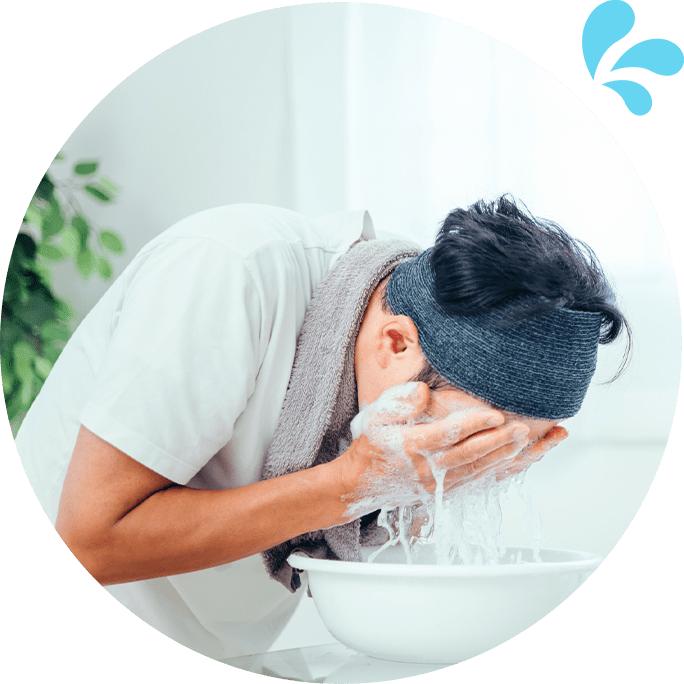 顔を洗う時腰が痛い